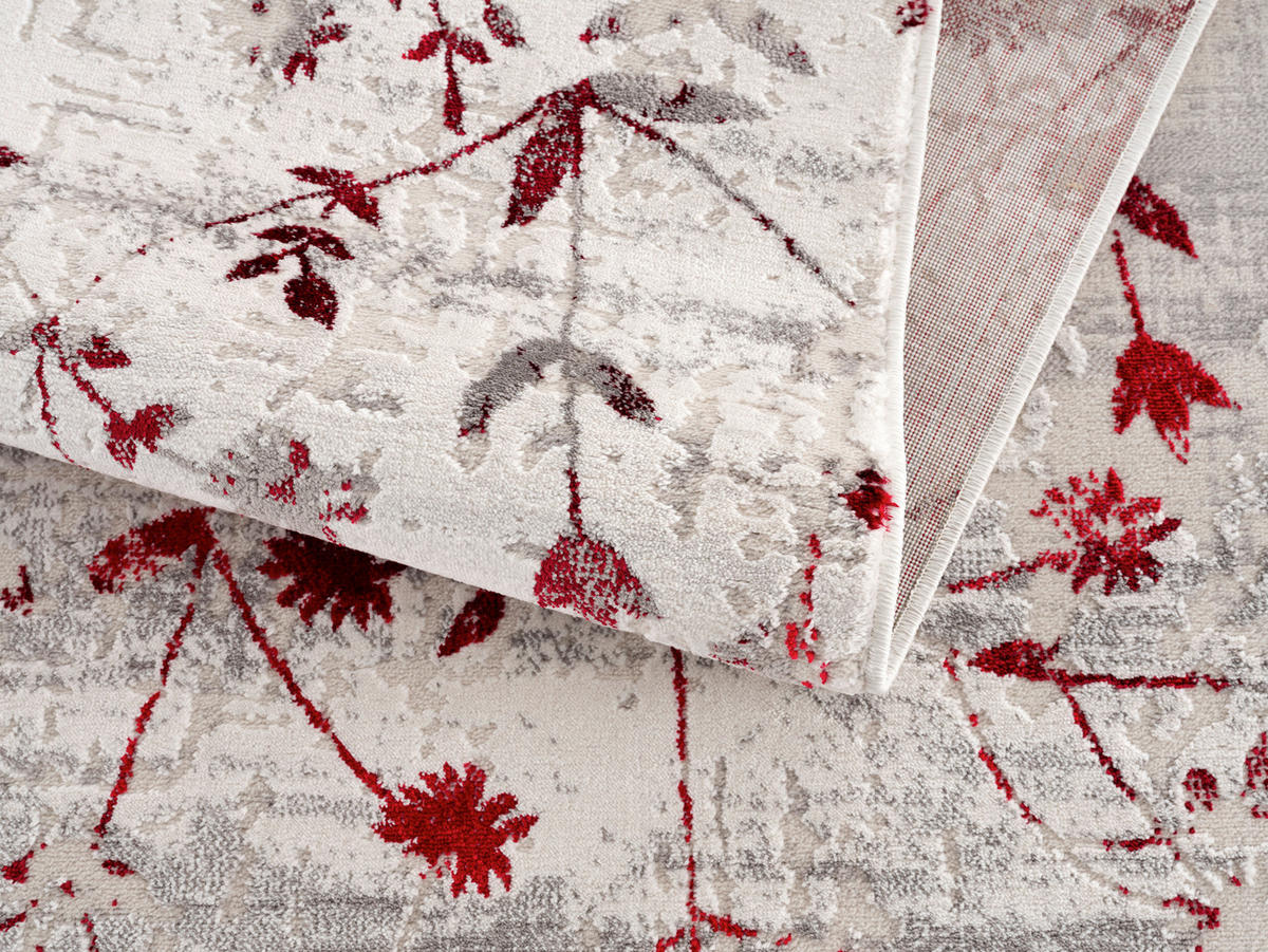 TKANÝ KOBEREC, 80/150 cm, červená - červená, Design, textil (80/150cm) - Novel