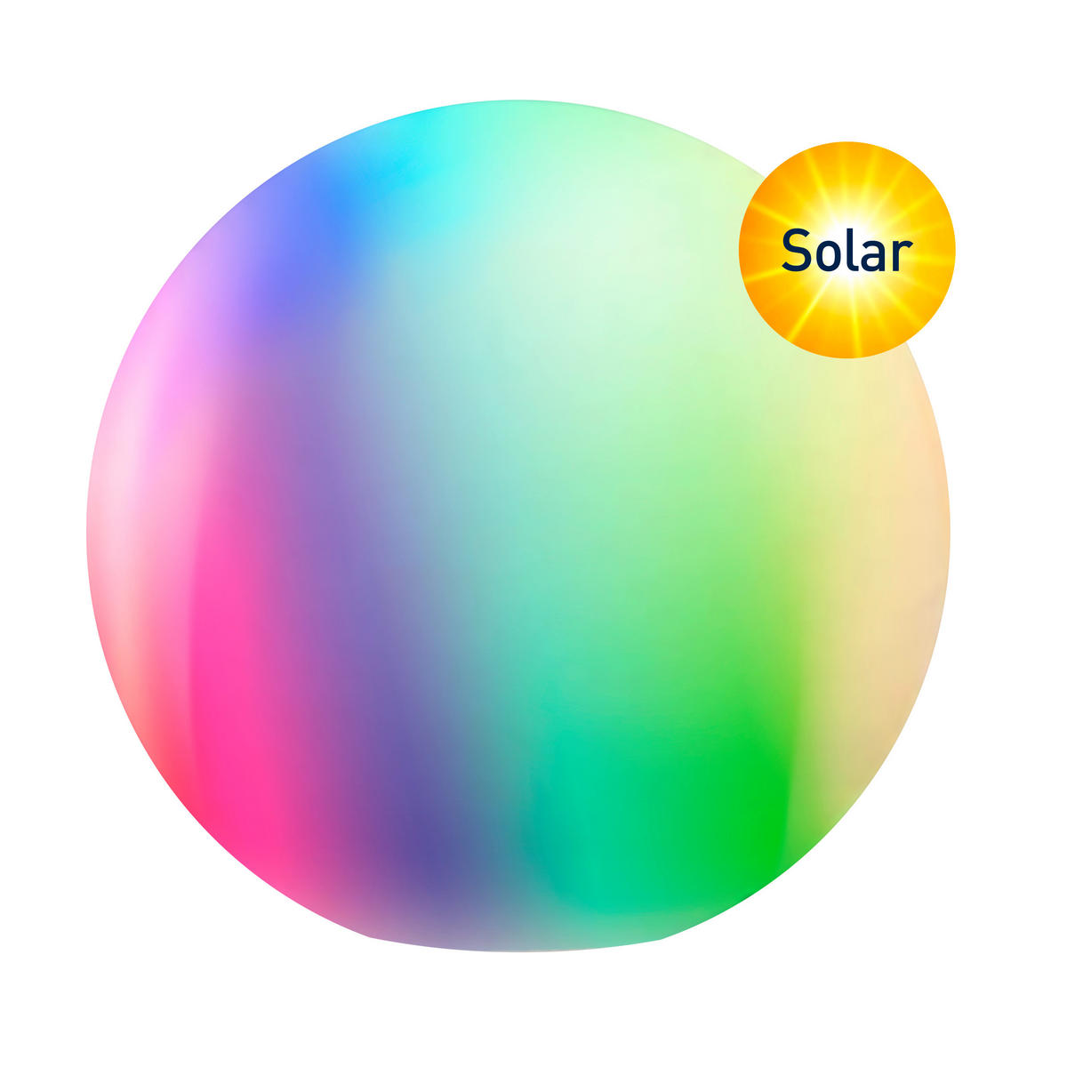 SOLARLEUCHTE TINT 45 cm  - Multicolor, Basics, Kunststoff (45cm) - Tint