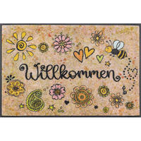 FUßMATTE  50/75 cm  Multicolor  - Multicolor, KONVENTIONELL, Kunststoff/Textil (50/75cm) - wash+dry