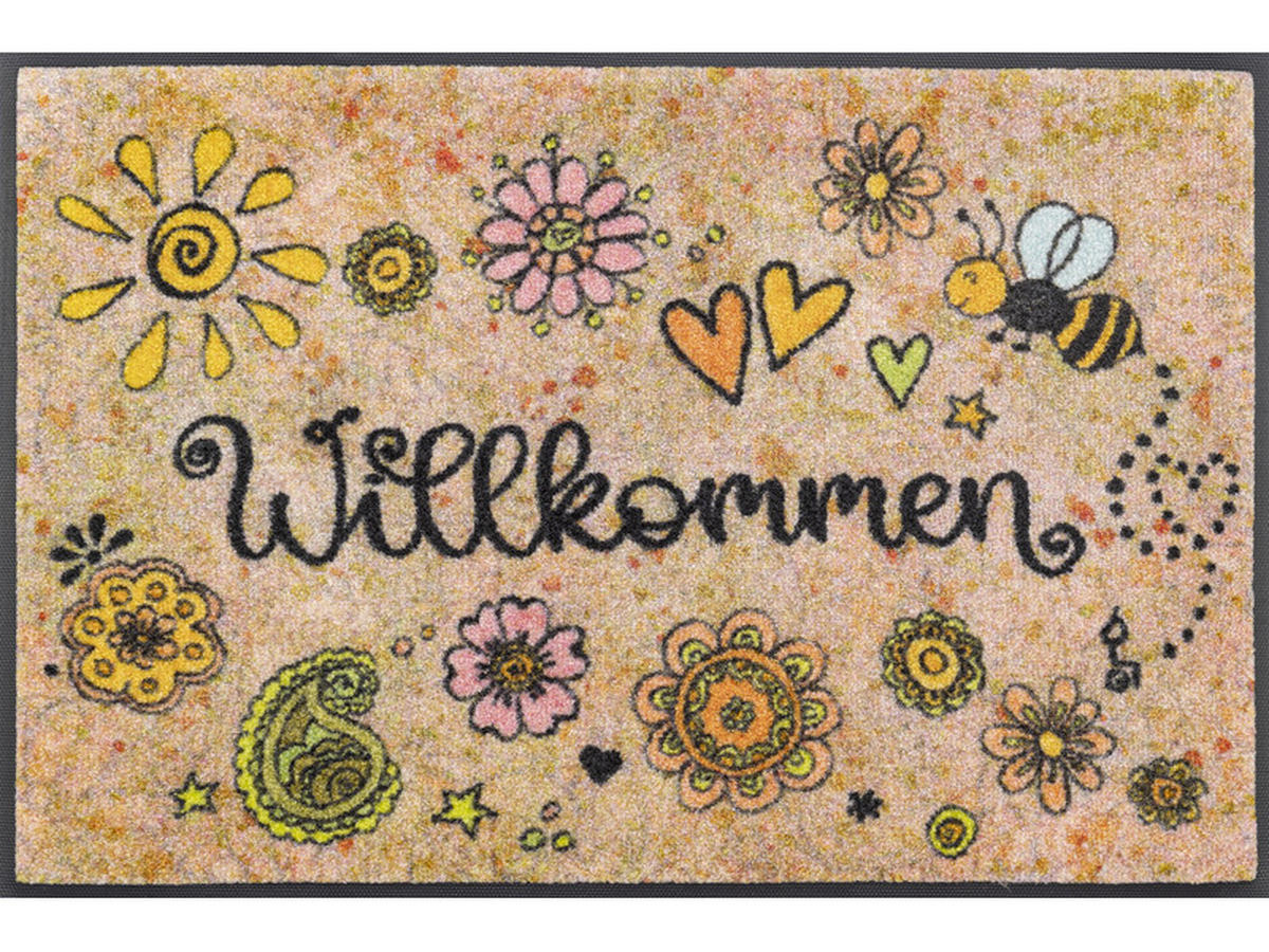 FUßMATTE  50/75 cm  Multicolor  - Multicolor, KONVENTIONELL, Kunststoff/Textil (50/75cm) - wash+dry