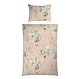 WENDEBETTWÄSCHE 2-teilig Flanell 140/200 cm  - Beige, KONVENTIONELL, Textil (140/200cm) - Esposa