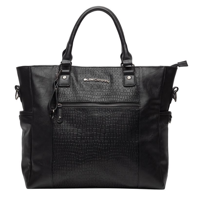 TORBA ZA PREVIJANJE  Little Company   - crna, Trend, tekstil/plastika (35/38/14cm)
