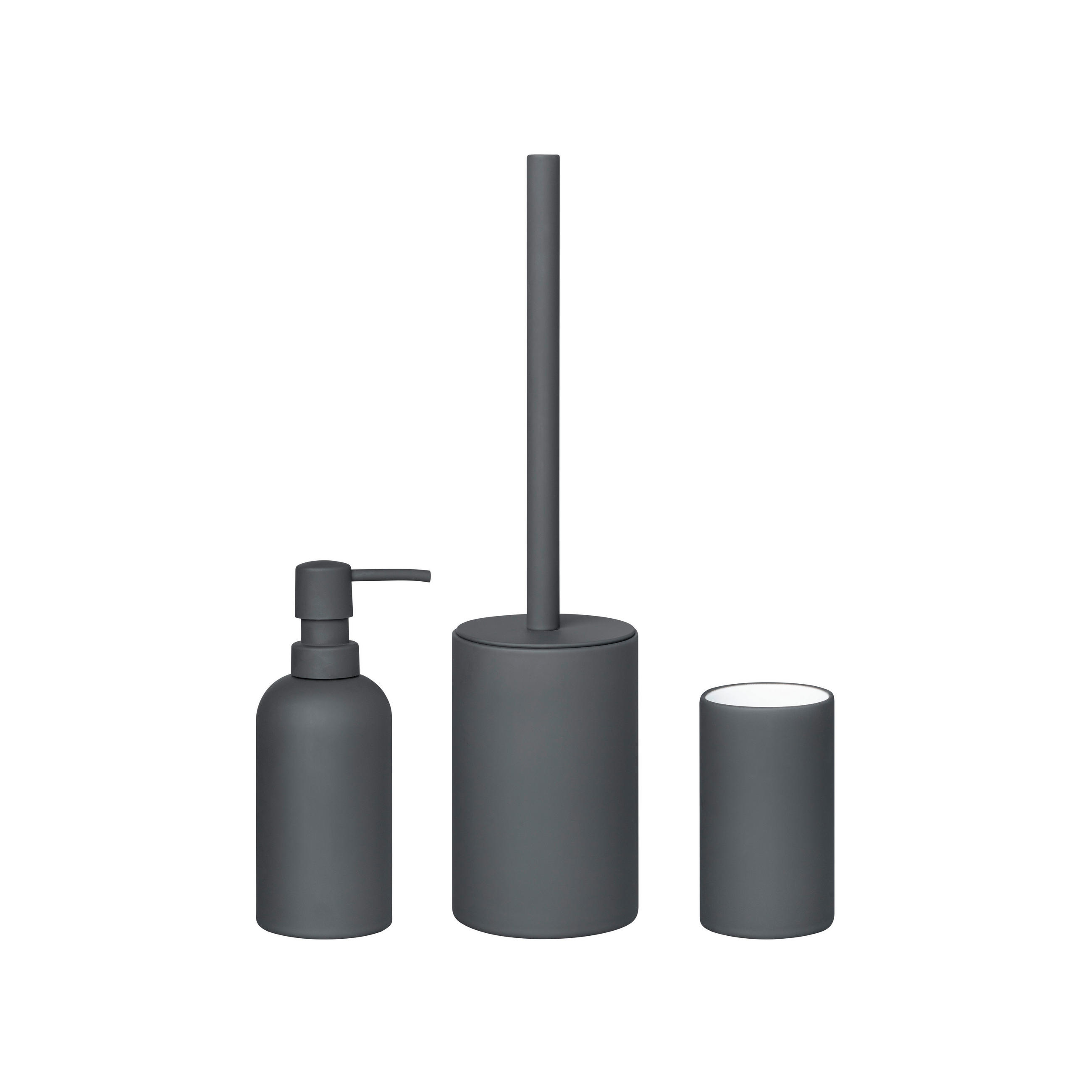 BAD-ACCESSOIRE-SET - KONVENTIONELL, Keramik - Blomus