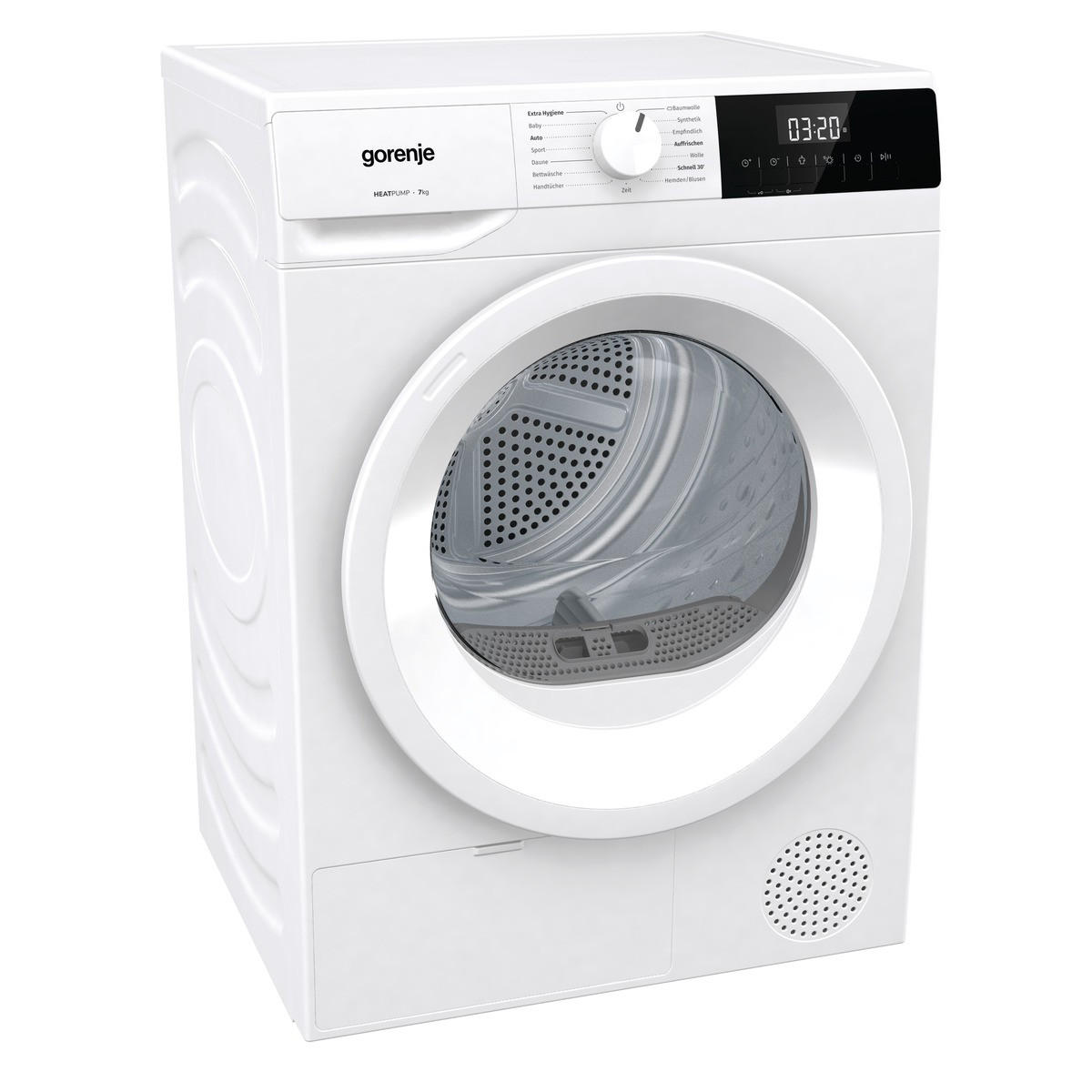 WÄRMEPUMPENTROCKNER DHNE72  - Weiß, MODERN, Glas/Kunststoff (59,5/84,5/58,0cm) - Gorenje