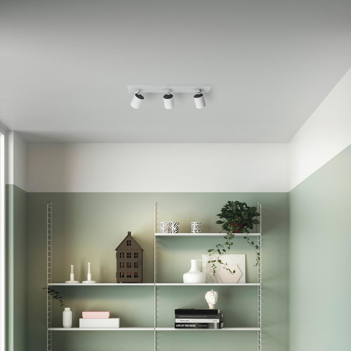 LED-DECKENLEUCHTE Spot Runner 10,9/10,2/49 cm   - Weiß, Basics, Metall (10,9/10,2/49cm) - Philips