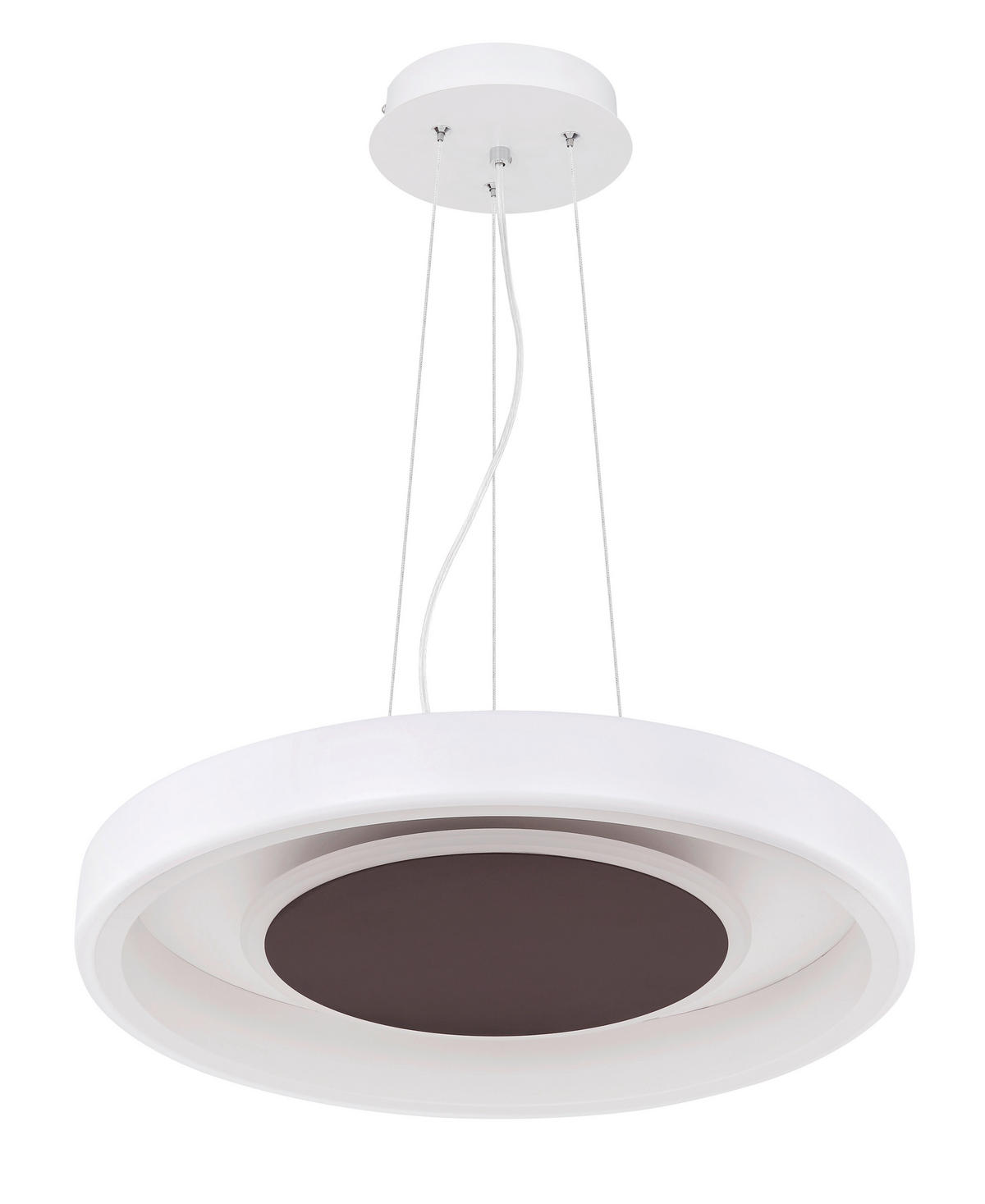ZÁVĚSNÉ LED SVÍTIDLO, 50/150 cm  - bílá/opál, Design, kov/plast (50/150cm)
