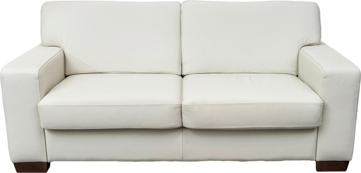 ÜLŐGARNITÚRA bőr  - diófa, Basics, bőr/fa (183/81/95cm) - Andante