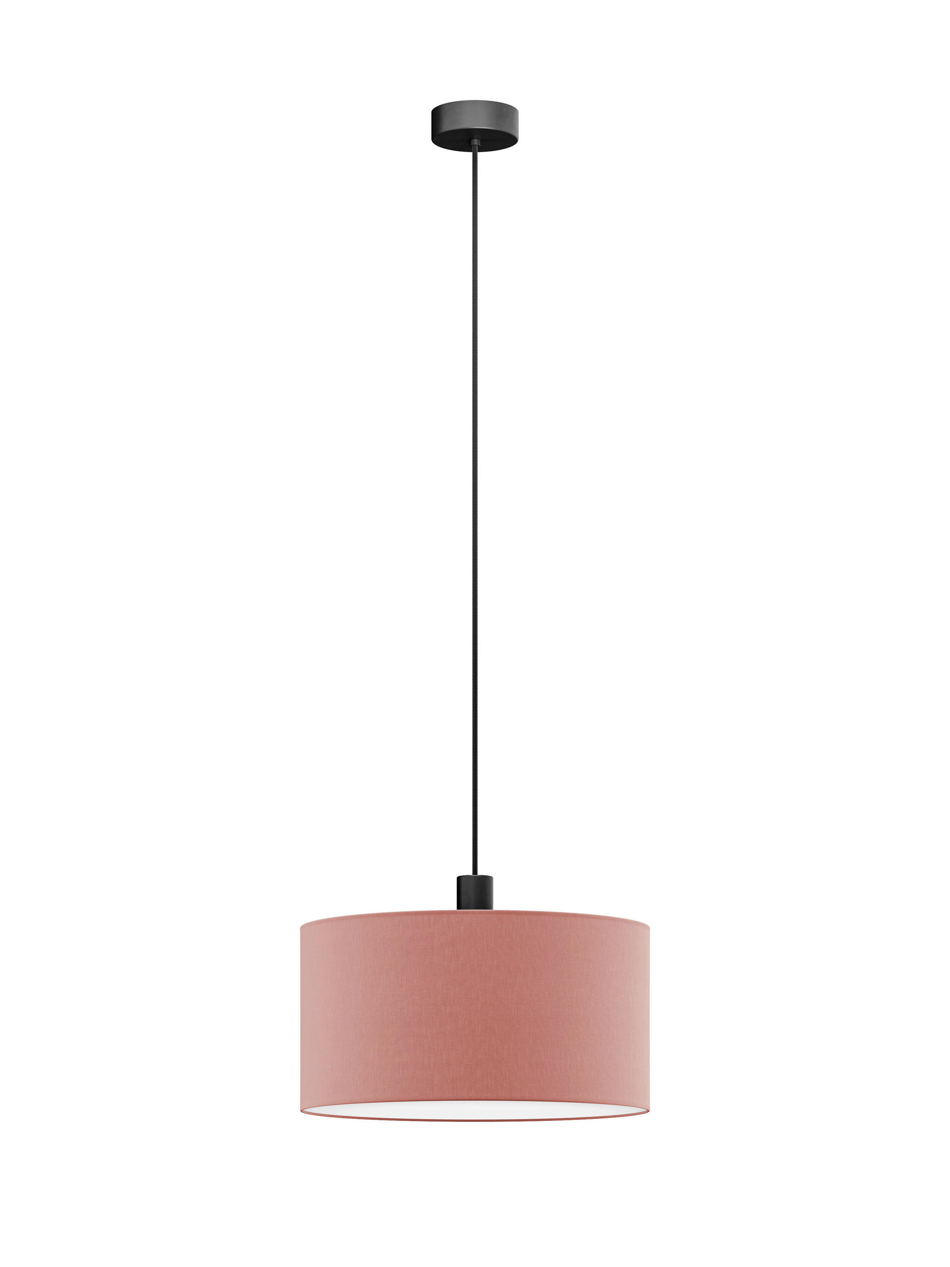 FÜGGŐLÁMPA 50/130 cm  - mályva, Basics, műanyag/textil (50/130cm)