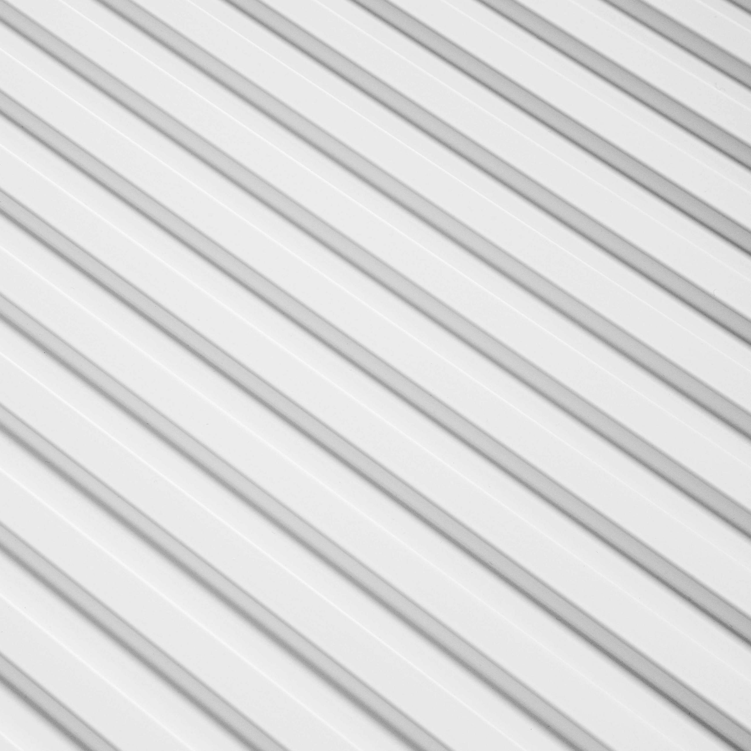 OBLOGA ZIDNA  bijela  - bijela, Basics, plastika (270/12/1.2cm)