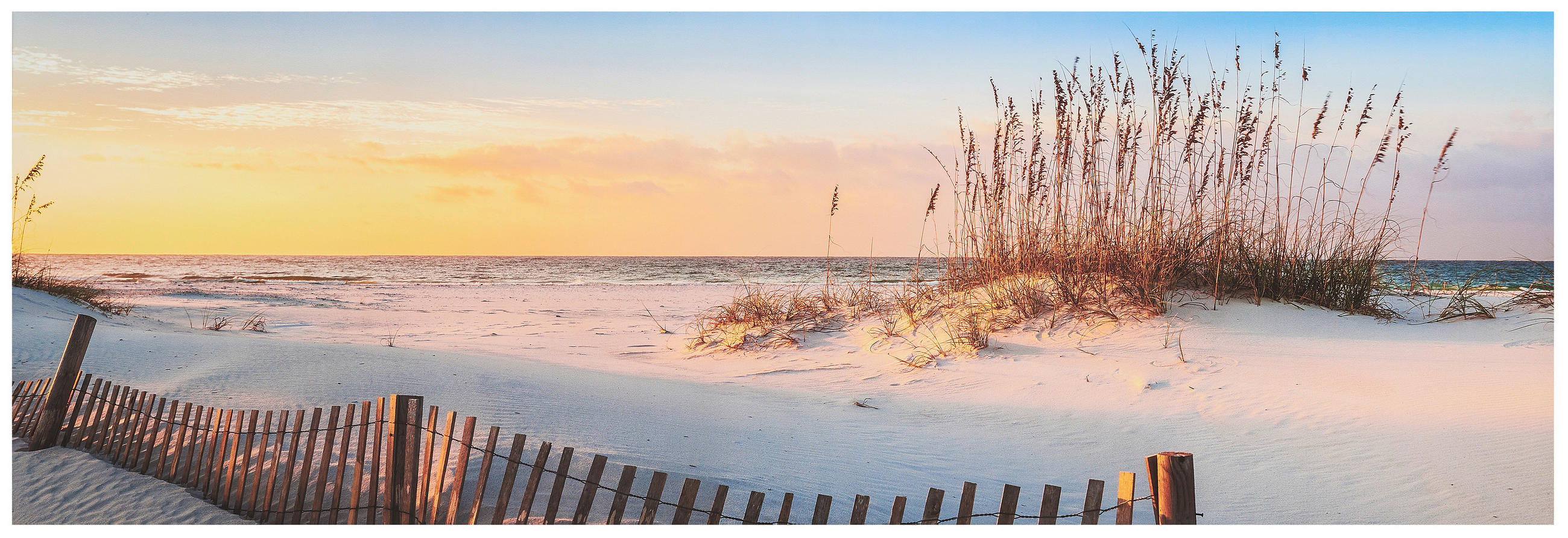 LEINWANDBILD Strand & Meer 180/60 cm  - Multicolor, LIFESTYLE, Holz/Papier (180/60cm) - Euroart