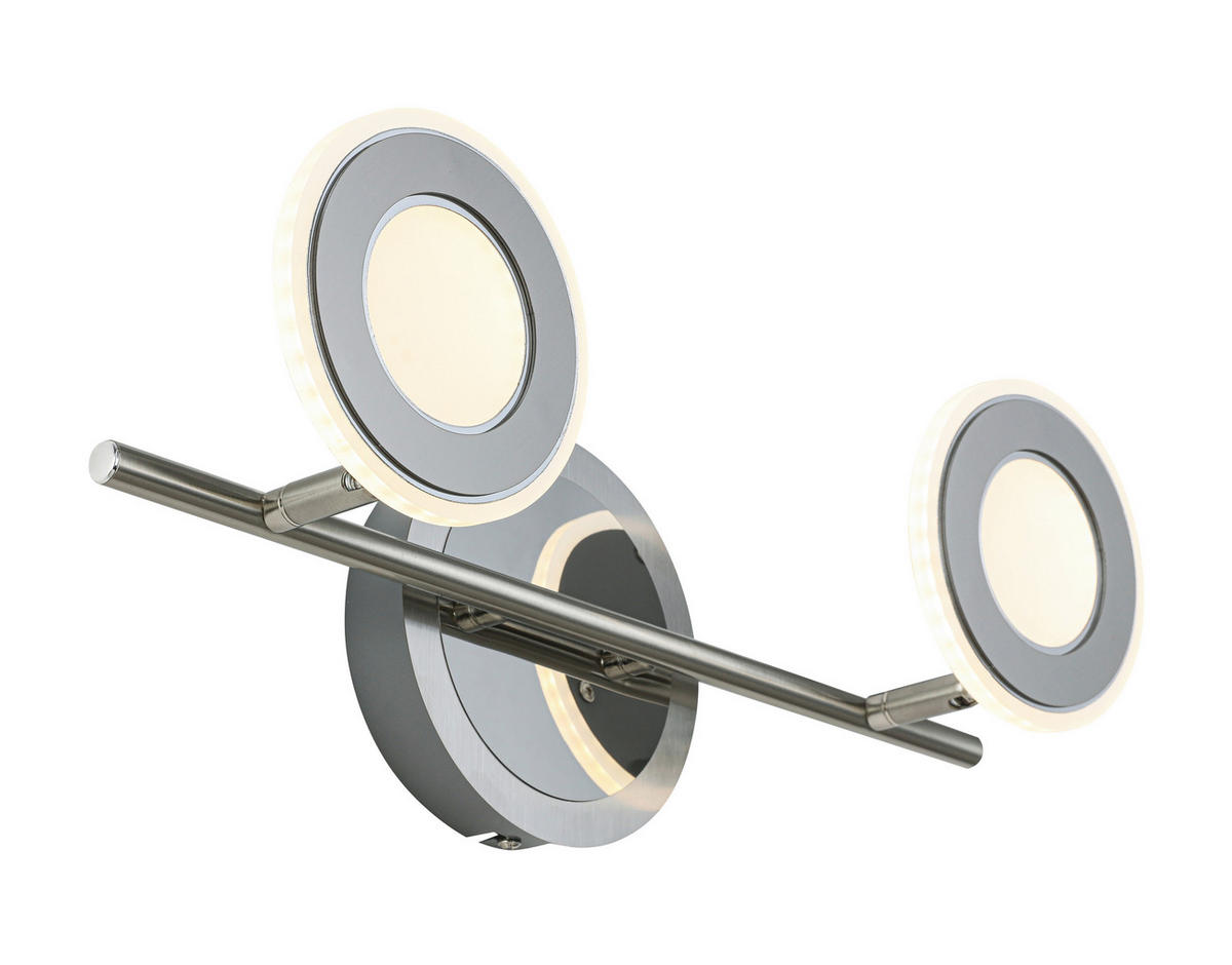 LED-SPOTLIGHT 40/17,5/12,5 cm   - kromfärg/nickelfärgad, Design, metall/plast (40/17,5/12,5cm) - Novel