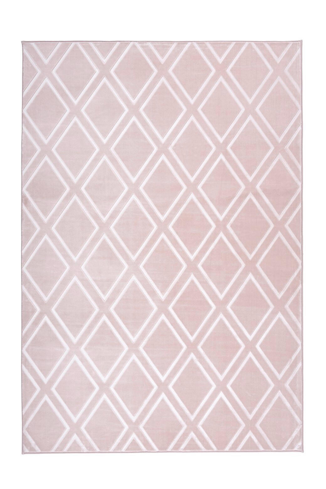 FLACHWEBETEPPICH 80/150 cm Monroe 300 Rosa  - Rosa, Konventionell, Kunststoff/Textil (80/150cm)