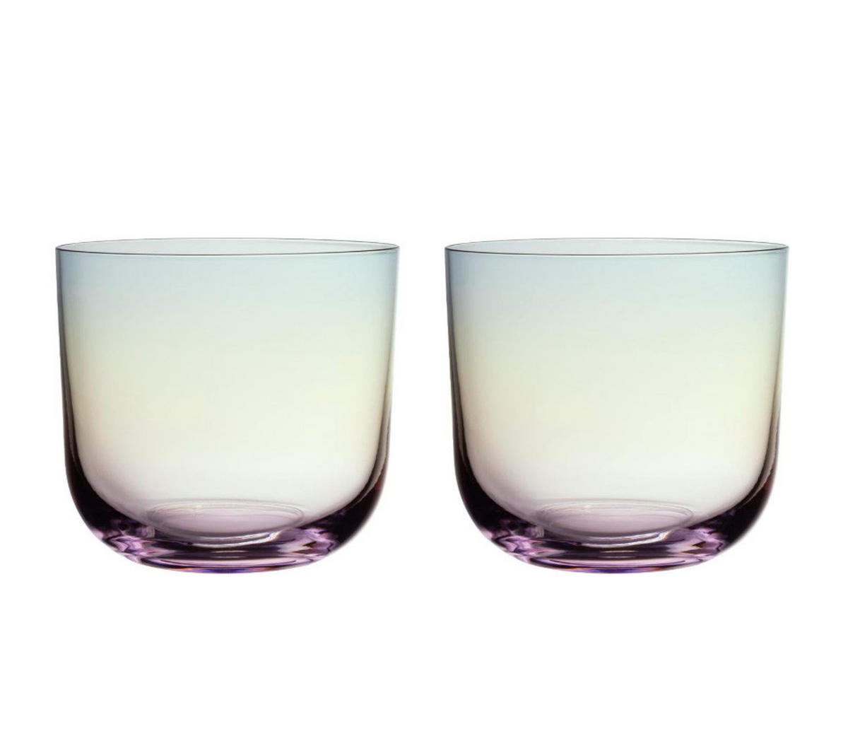 POHÁRKÉSZLET Like Pearl 2 részes  - színes, Lifestyle, Üveg (9,0/9,0/8,3cm) - like.Villeroy & Boch