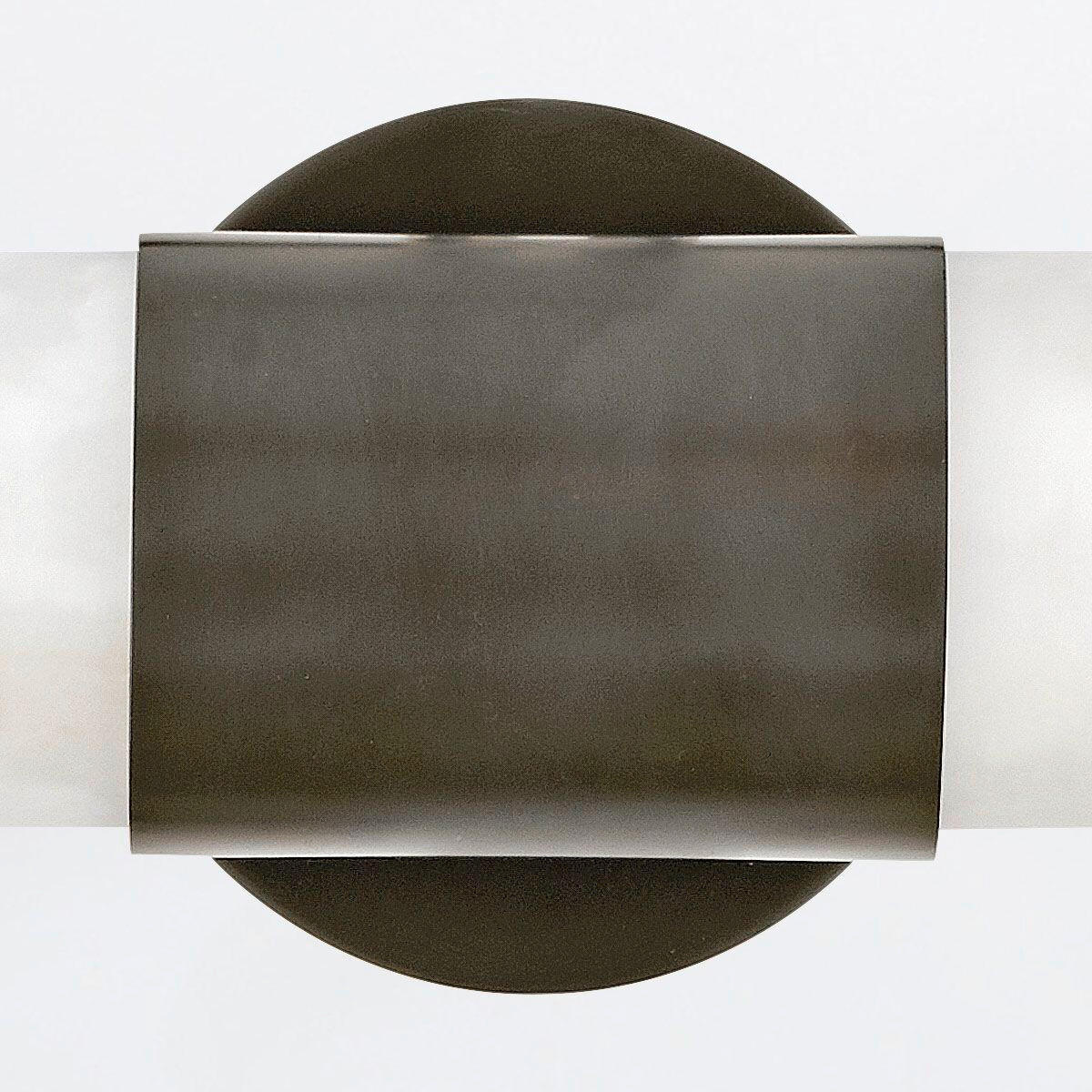 BADEZIMMER-WANDLEUCHTE Hinkley 40,6/12,7/12,6 cm  - Schwarz, KONVENTIONELL, Glas/Metall (40,6/12,7/12,6cm) - Elstead Lighting