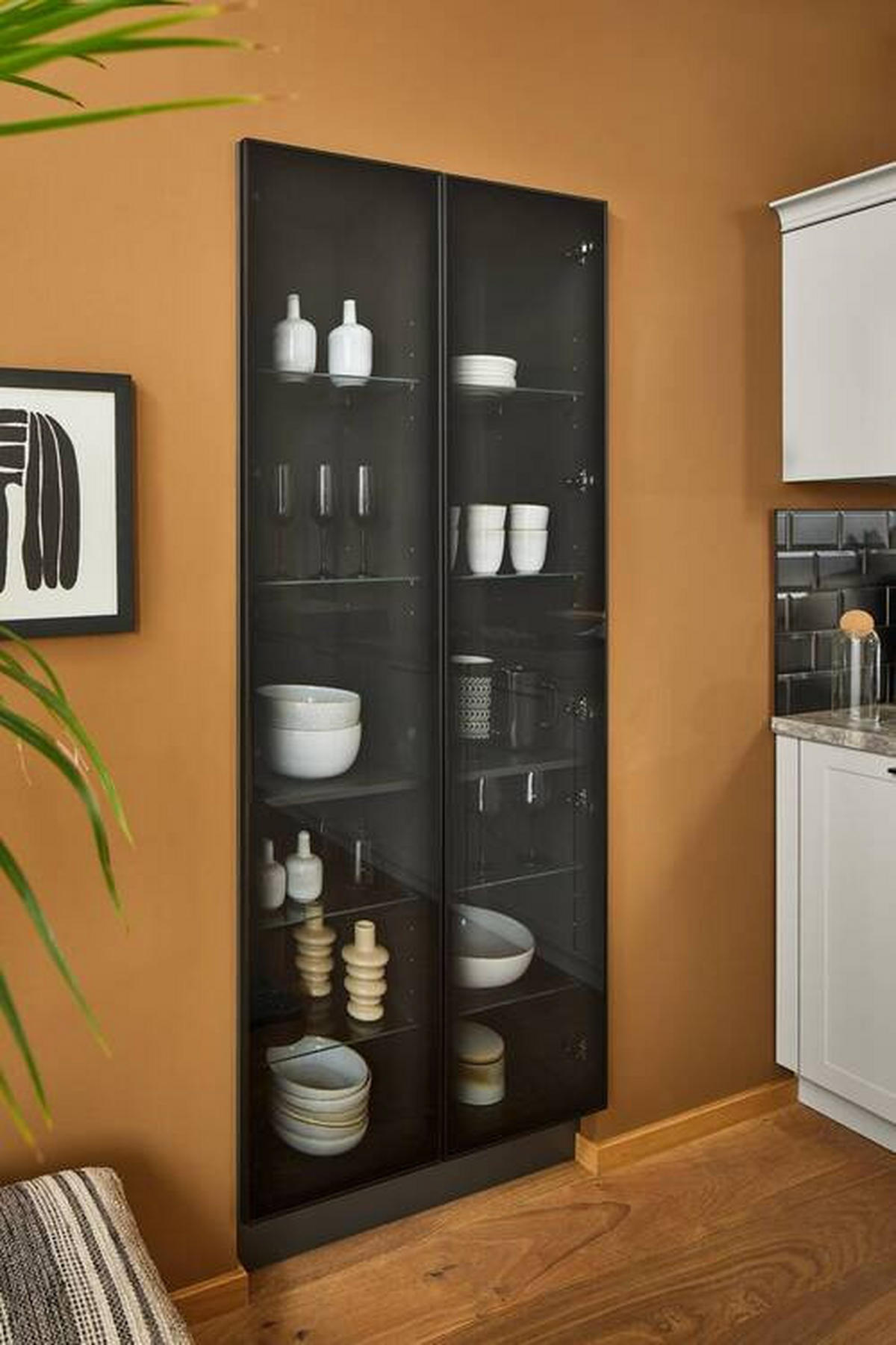 INBYGGNADSKÖK   - platinafärgad, Design, trämaterial - Dieter Knoll