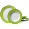 TAFELSERVICE 8-teilig  - Grün, Basics, Keramik (34/34/20cm) - Ritzenhoff Breker