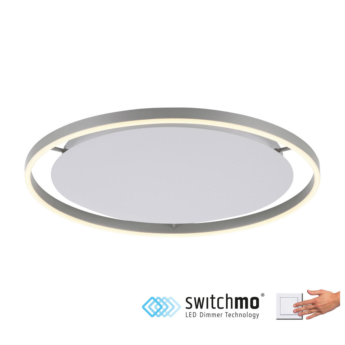 LED-DECKENLEUCHTE 58,5/58,5/5,3 cm   - Design (58,5/58,5/5,3cm)