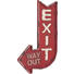 WANDDEKO - Rot/Weiß, Design, Metall (50/82/4cm) WANDDEKO - Rot/Weiß, Design, Metall (50/82/4cm)