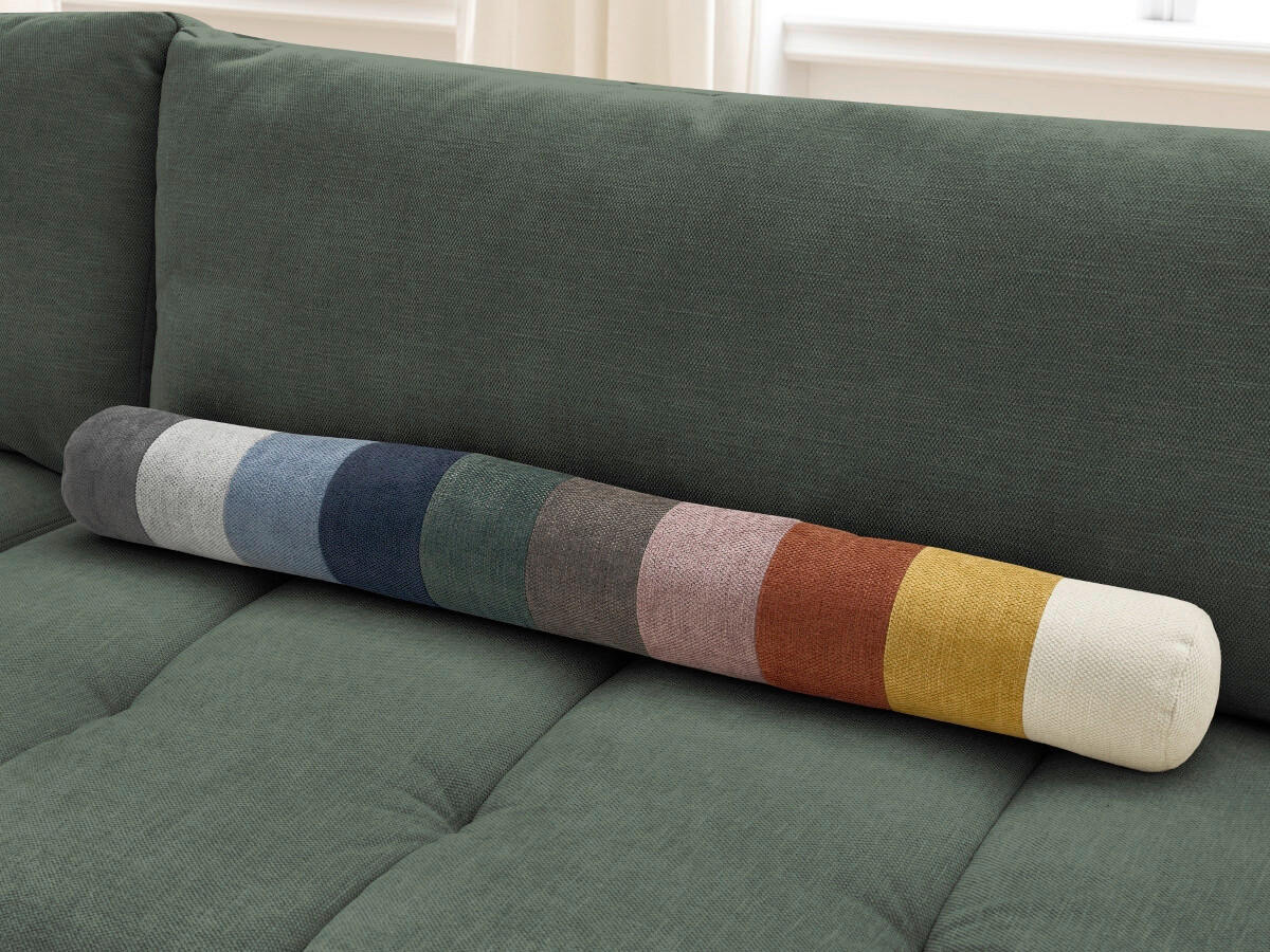 SCHLAFSOFA FUJI Leinenoptik Grün  inkl.  - Schwarz/Grün, MODERN, Kunststoff/Textil (251/113/88cm)