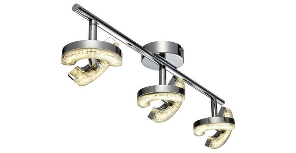 LED-STRAHLER - Weiß, Design, Kunststoff/Metall (11/48cm) - Novel