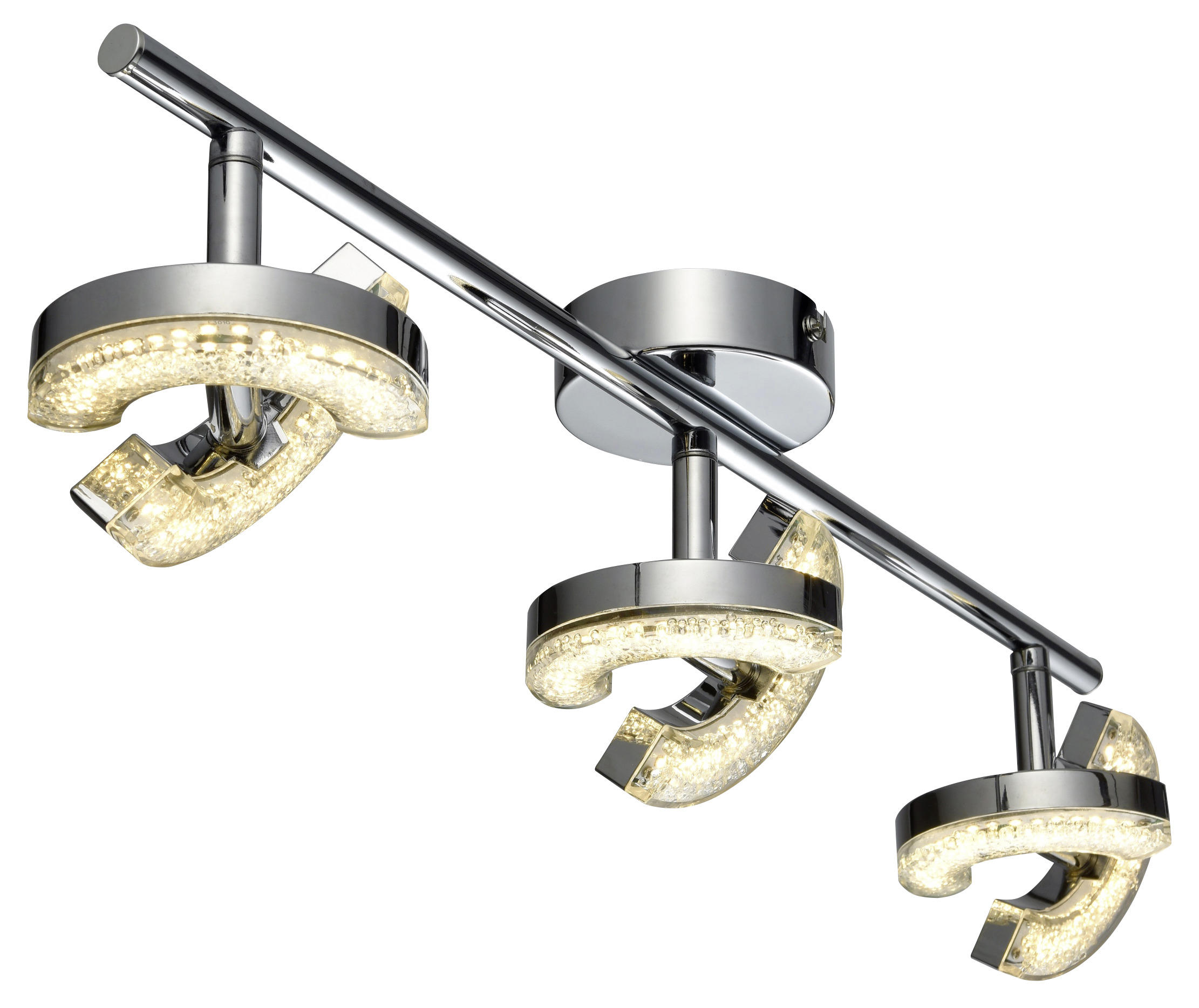 LED-STRAHLER   - Weiß, Design, Kunststoff/Metall (11/48cm) - Novel