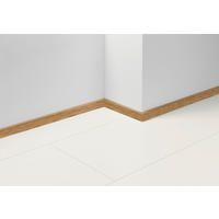 SOCKELLEISTE - Eichefarben/Dunkelbraun, Basics, Holzwerkstoff (220/1,6/4cm) - Parador