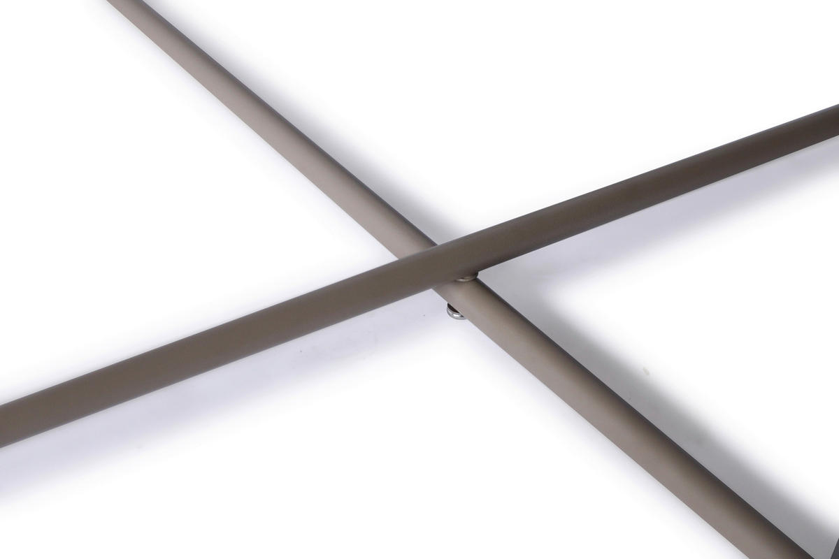 KONFERENČNÍ STOLEK, šedohnědá, kov, 70/70/42 cm - antracitová/šedohnědá, Design, kov (70/70/42cm) - Xora