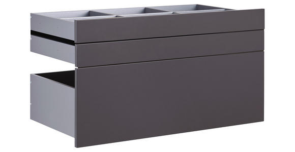 SCHUBLADENSET 90,9/50,3/46,8 cm   - Anthrazit, KONVENTIONELL, Holzwerkstoff (90,9/50,3/46,8cm) - Hom`in