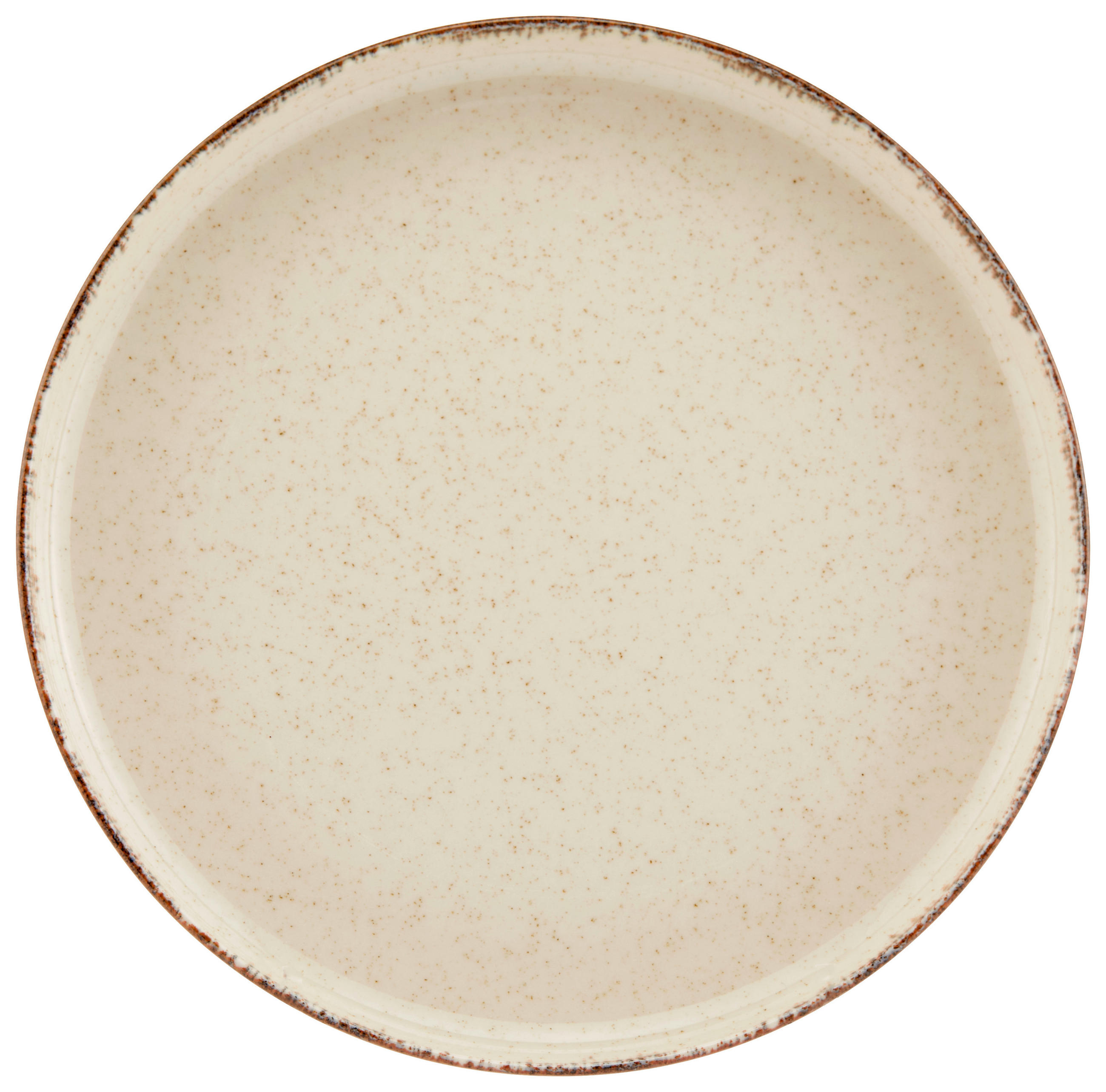 Dessertteller Porzellan Rund, Beige Sonora ca. 19 cm