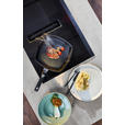 GRILLPFANNE Perfect Cooking Greblon®-Antihaftbeschichtung  - Edelstahlfarben/Schwarz, Basics, Kunststoff/Metall (28/28cm) - Homeware Profession.