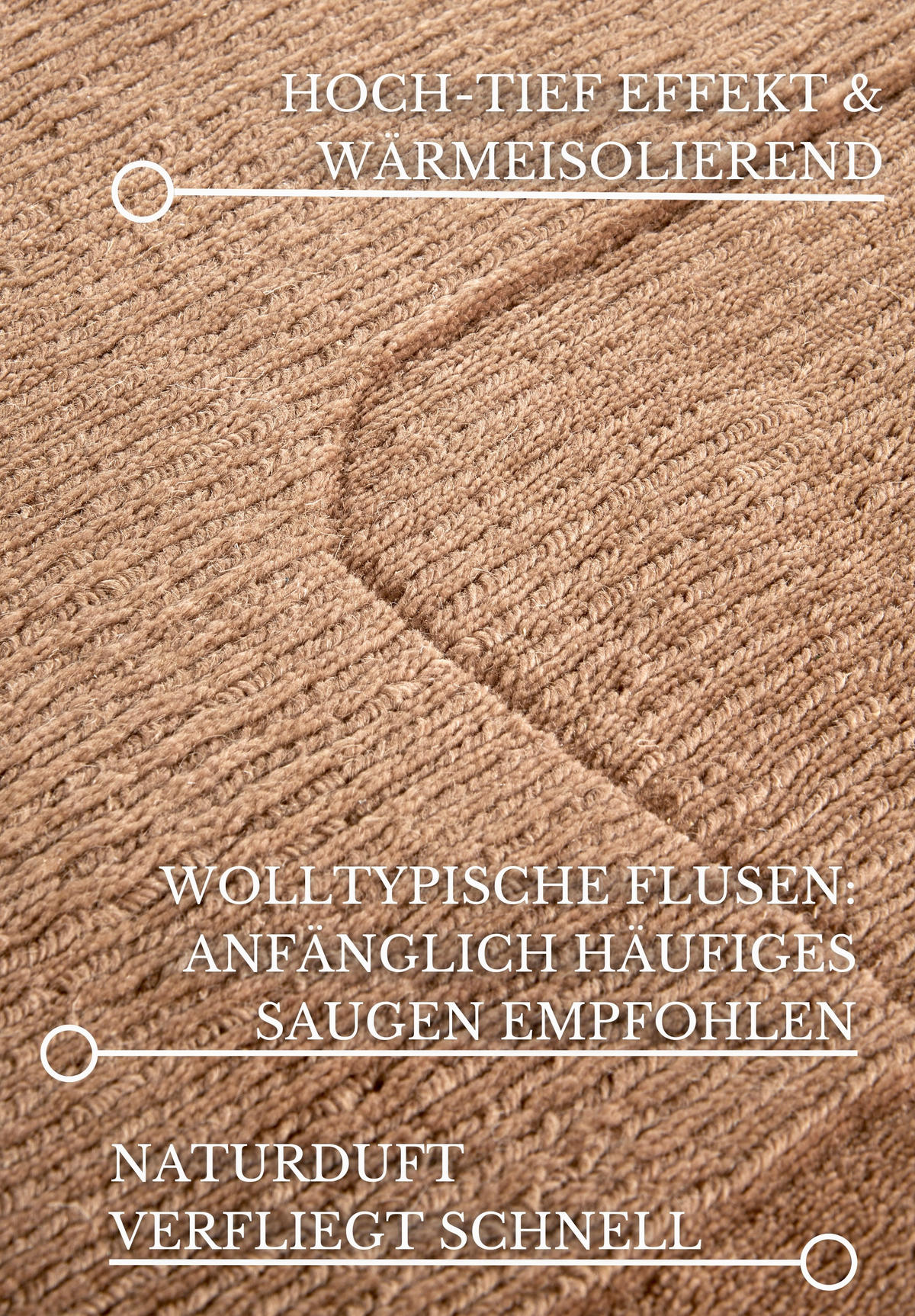 HANDWEBTEPPICH 80/150 cm Kollektion 1906 Kupferfarben  - Kupferfarben, Basics, Textil (80/150cm) - Villeroy & Boch