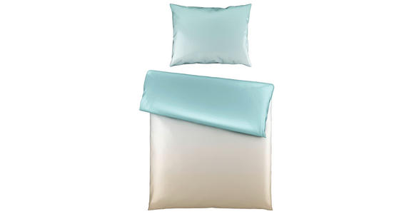 WENDEBETTWÄSCHE Satin 140/200 cm  - Blau, Design, Textil (140/200cm) - Esposa