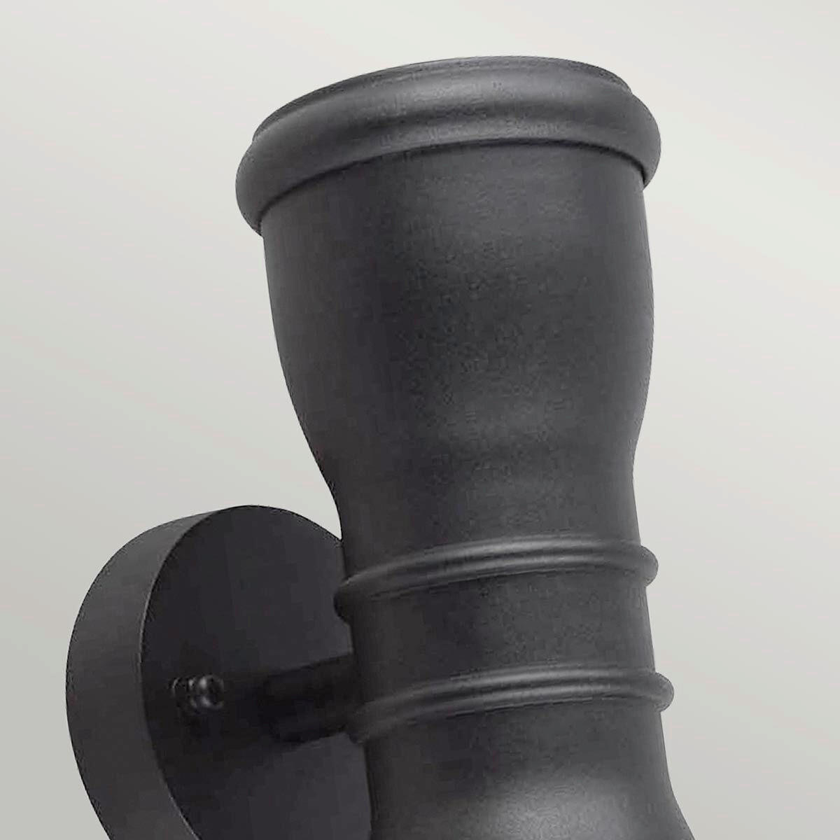 AUSSENWANDLEUCHTE - Schwarz, Konventionell, Metall (23/9,2/12,9cm) - Elstead Lighting