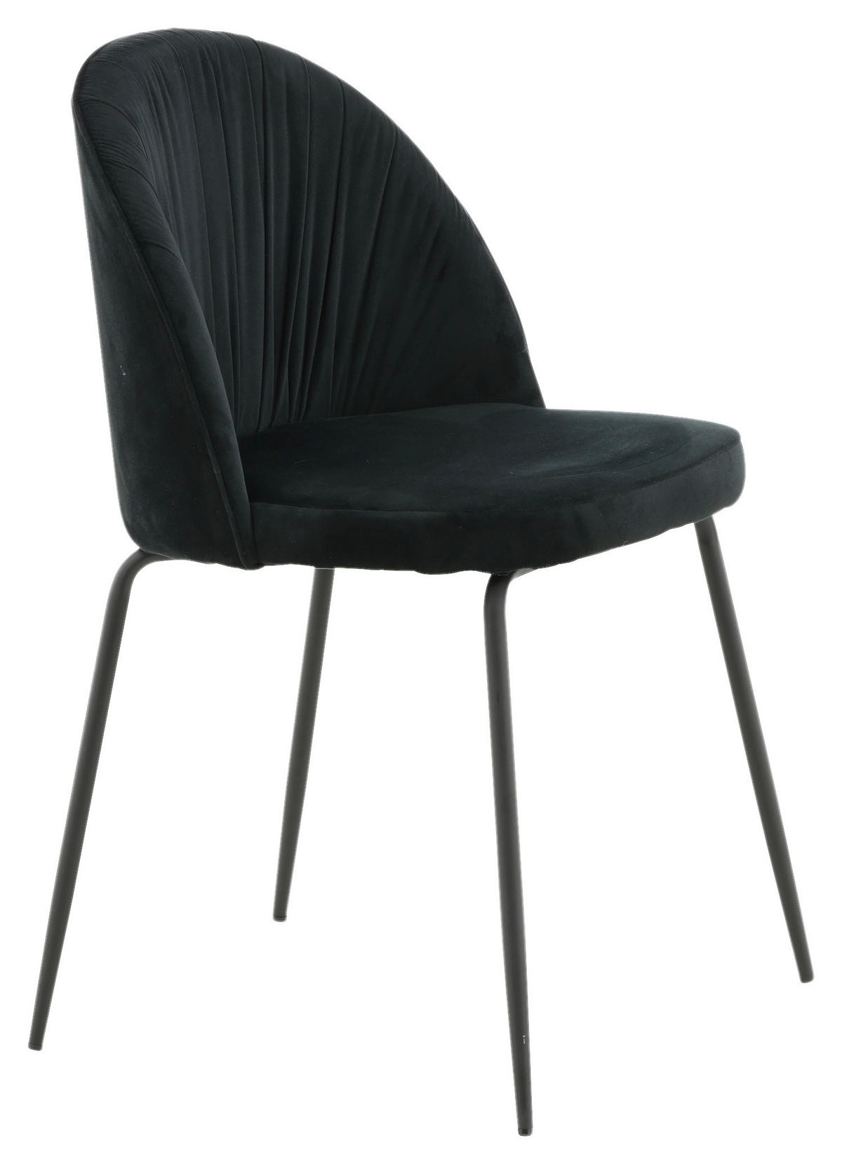 STOLSET 2 styck stål  - svart, Design, metall/textil (49/79.5/50cm) - Livetastic