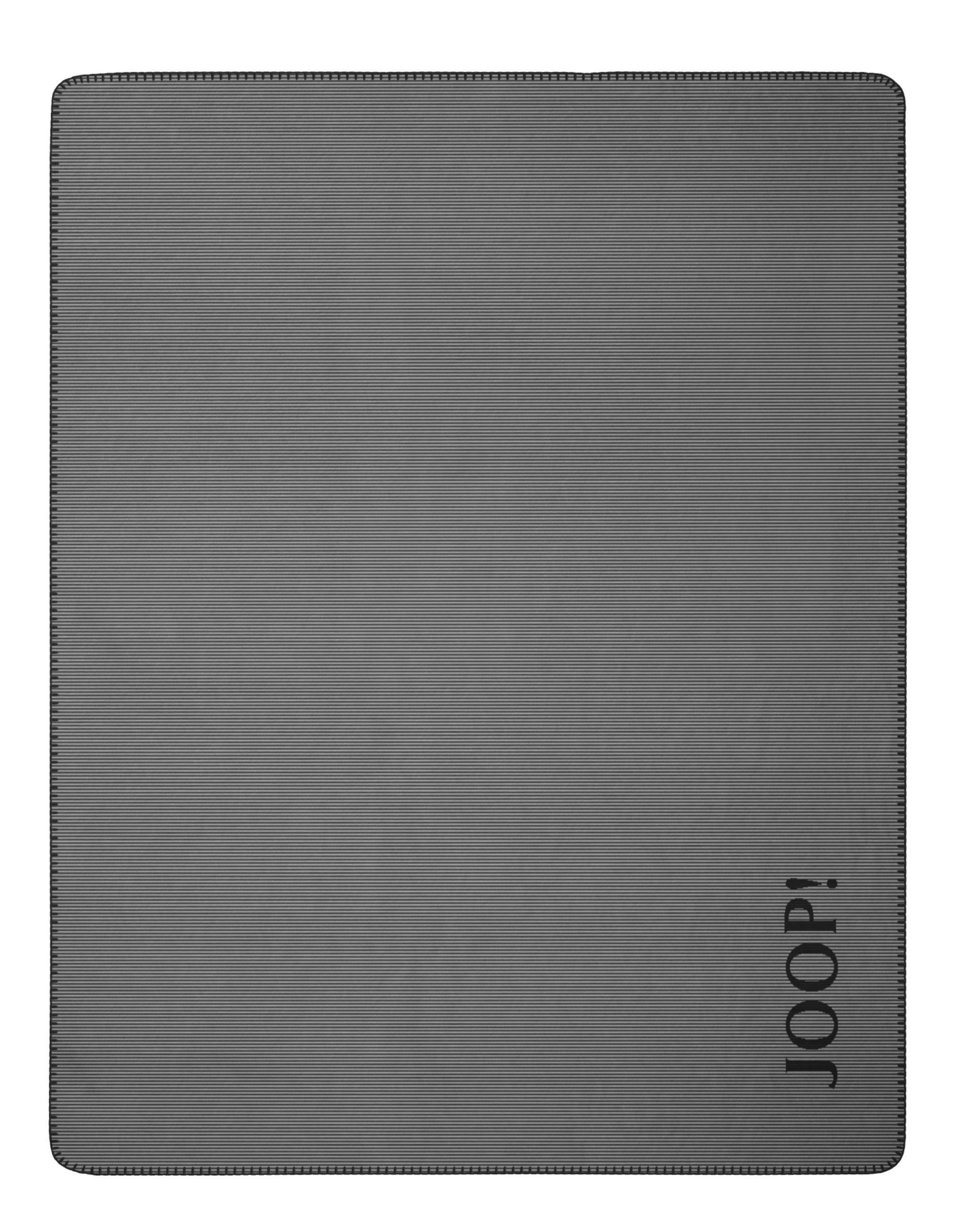 WOHNDECKE Touch 220/240 cm  - Anthrazit, Design, Textil (220/240cm) - Joop!
