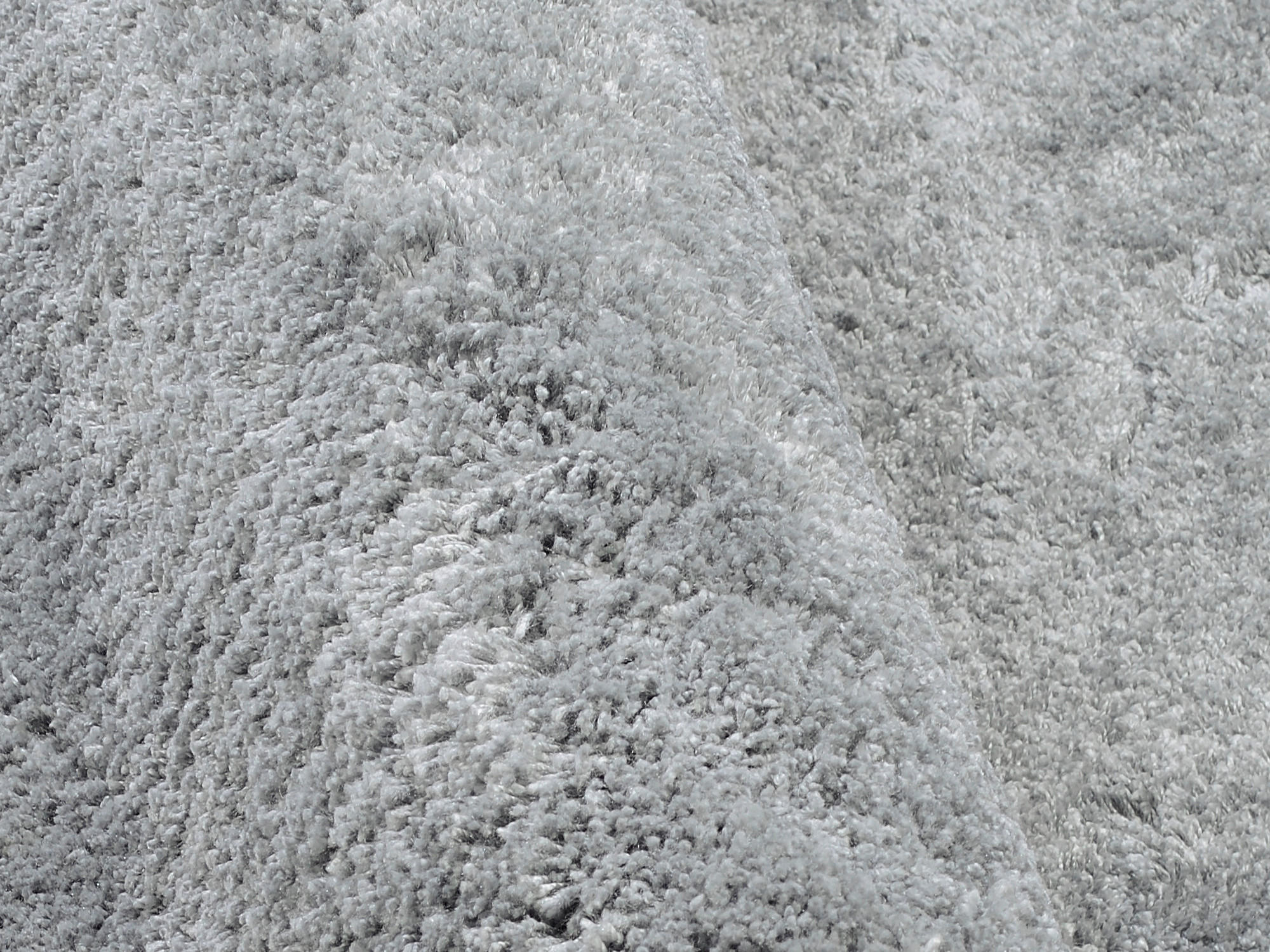 Thumbnail - Musterring Hochflorteppich, Grau, Textil, Uni, rechteckig, 250x350 cm, für Fußbodenheizung geeignet, Teppiche & Böden, T...