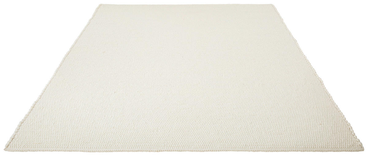 HANDWEBTEPPICH 170/230 cm Weiß  - Weiß, Basics, Textil (170/230cm) - Linea Natura