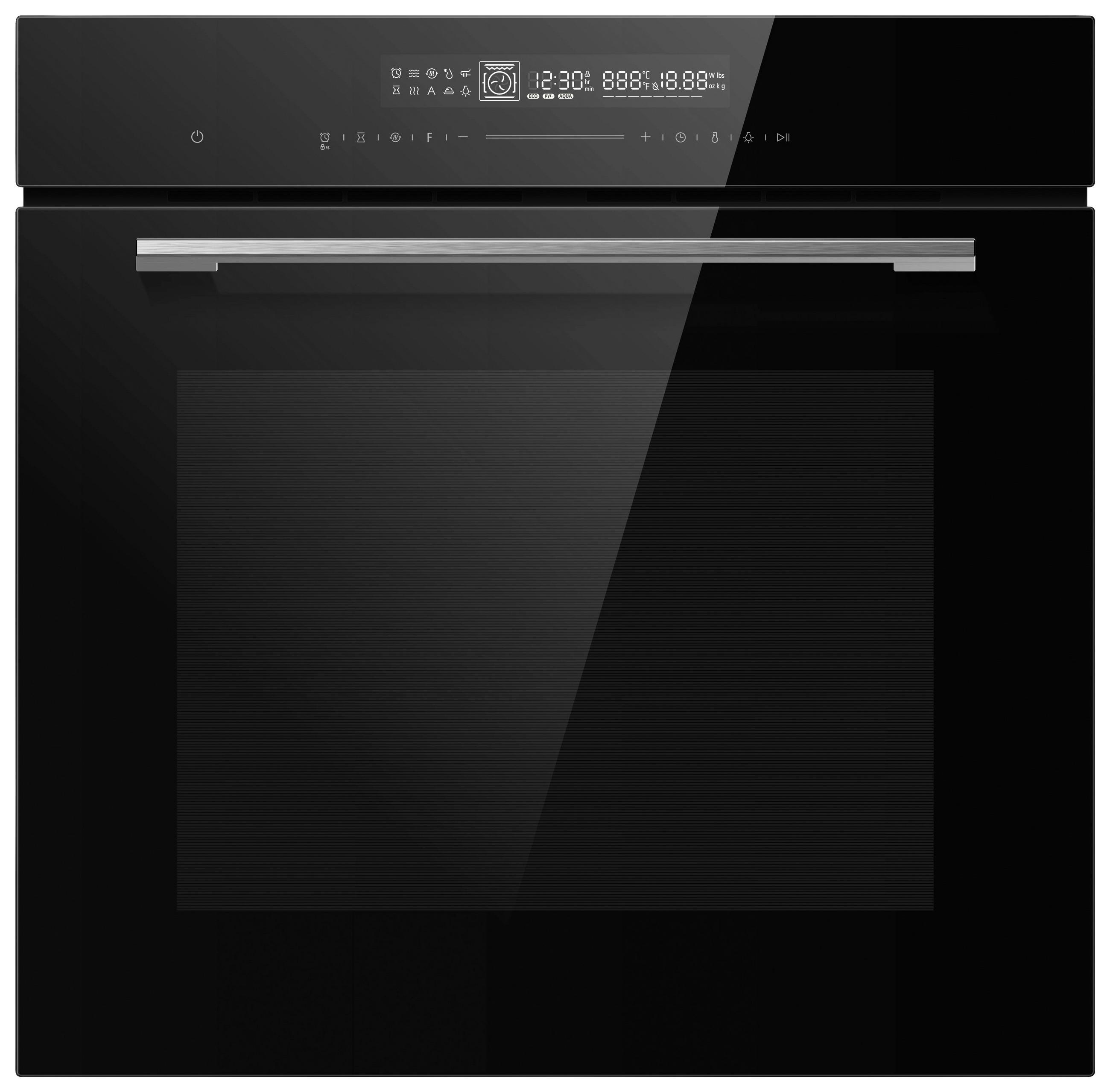 EINBAUBACKOFEN 7NM30TOBL  - Schwarz, Basics, Metall (59,6/59,5/56,6cm) - Midea