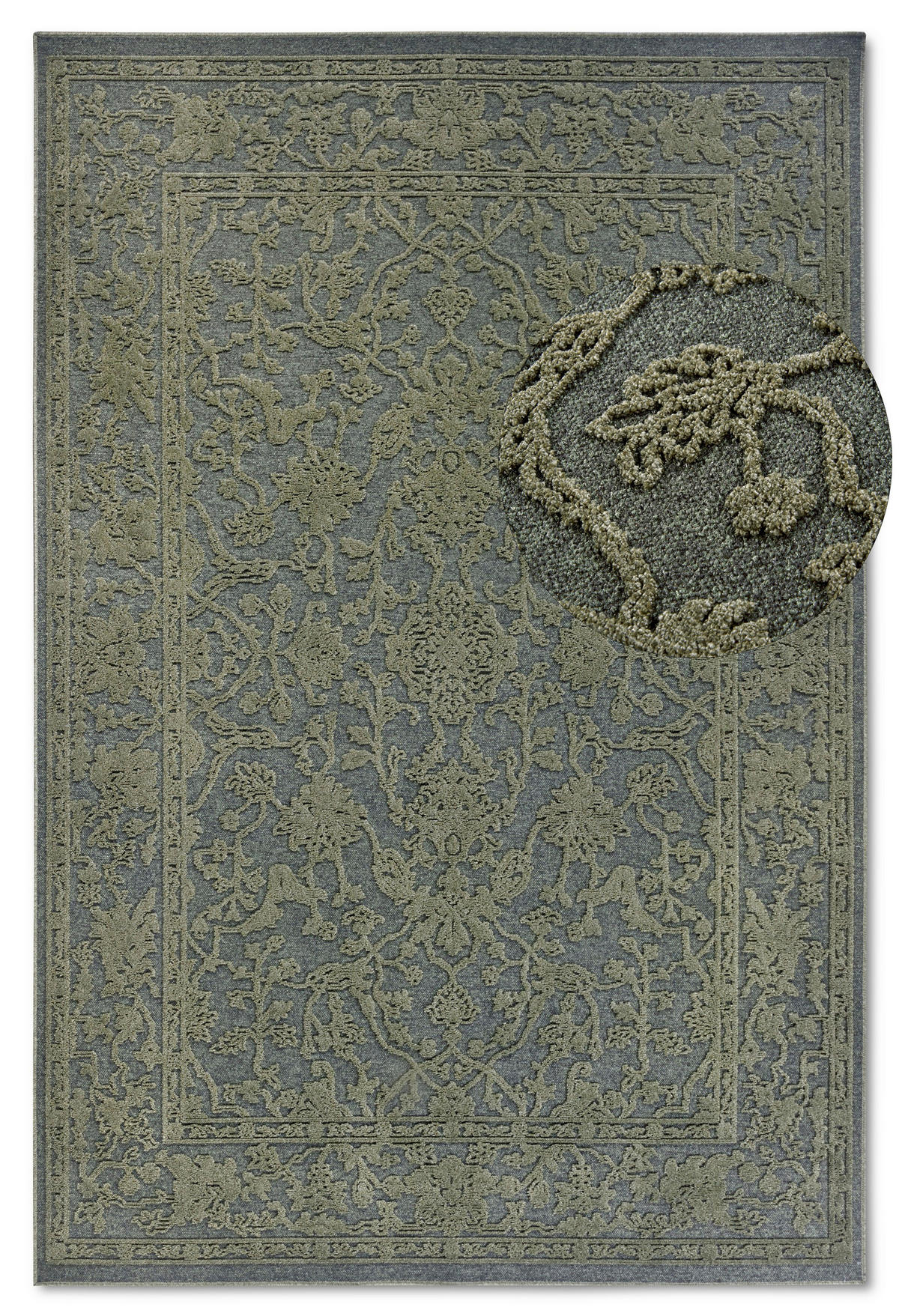 FLACHWEBETEPPICH 160/230 cm Kollektion 1879 Waldgrün  - Waldgrün, Design, Textil (160/230cm) - Villeroy & Boch