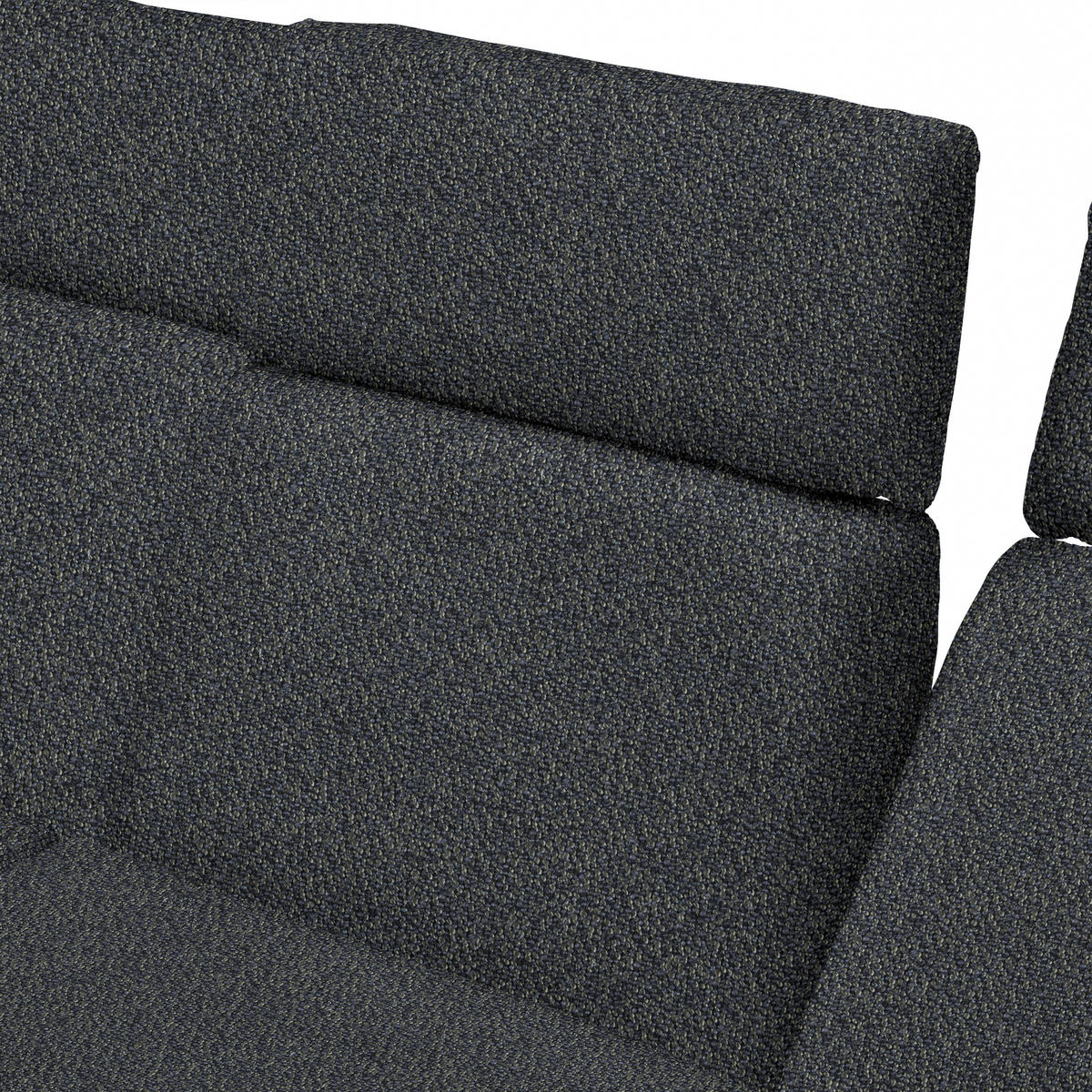 ECKSOFA in Flachgewebe Graublau  270/239 cm  - Graublau/Dunkelgrau, Design, Textil/Metall (270/239cm) - Koinor