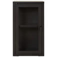 HÄNGEVITRINE in Schwarz  - Schwarz, Design, Glas/Metall (32/57/18cm) - Xora
