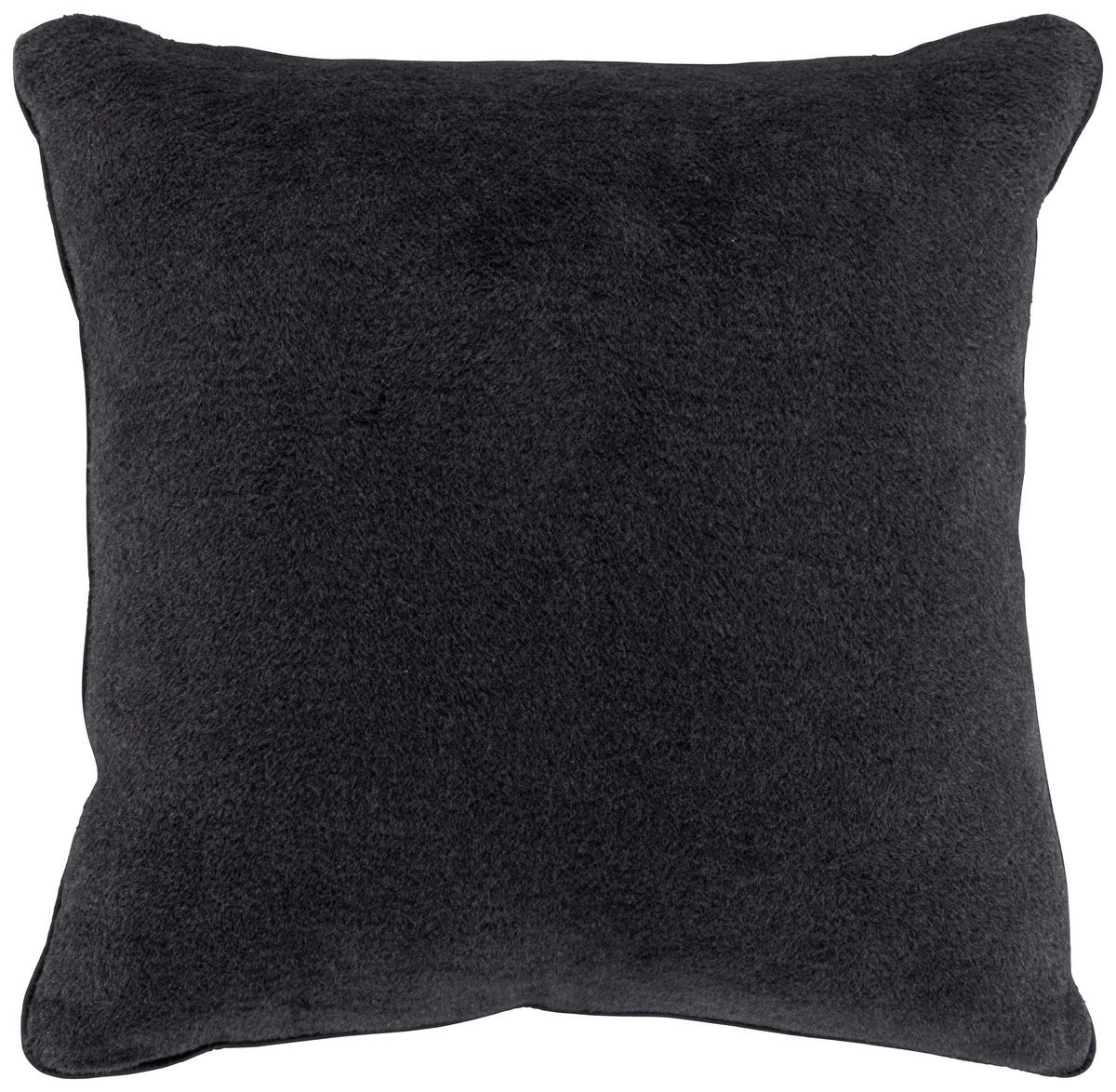 ZIERKISSEN  45/45 cm   - Anthrazit/Silberfarben, Konventionell, Textil (45/45cm) - Novel