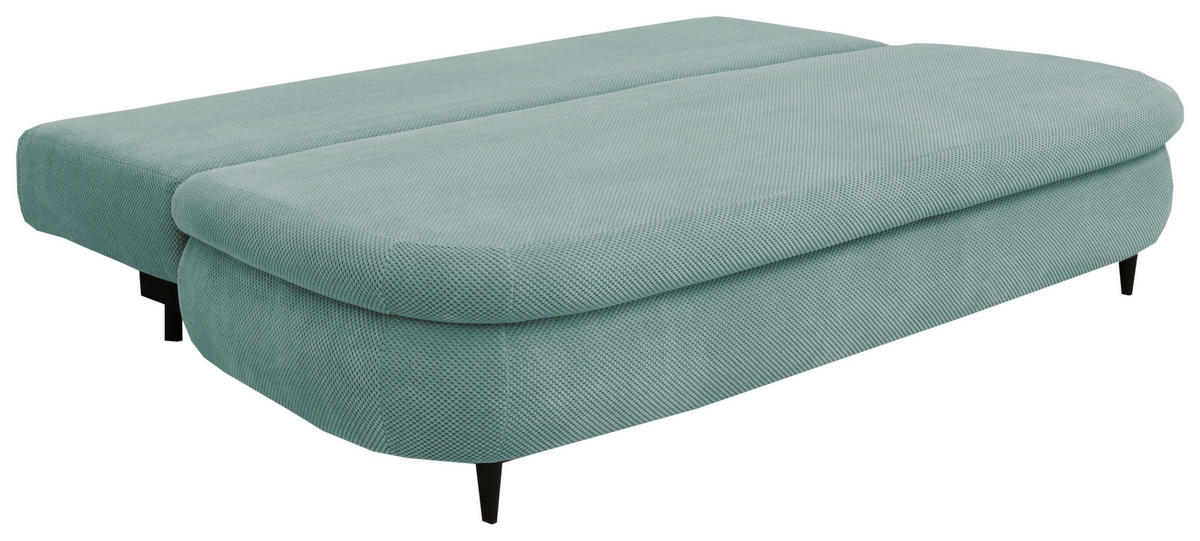 TROSJED NA RAZVLAČENJE tekstil  boje mente    - boje mente/crna, Design, tekstil (213/89/105cm) - Novel