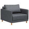 SCHLAFSESSEL in Webstoff Dunkelgrau  - Dunkelgrau/Naturfarben, KONVENTIONELL, Kunststoff/Textil (89/79/94cm) - Cantus