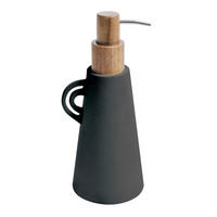 SEIFENSPENDER Keramik  - Schwarz, Basics, Keramik (9/23cm) - Spirella