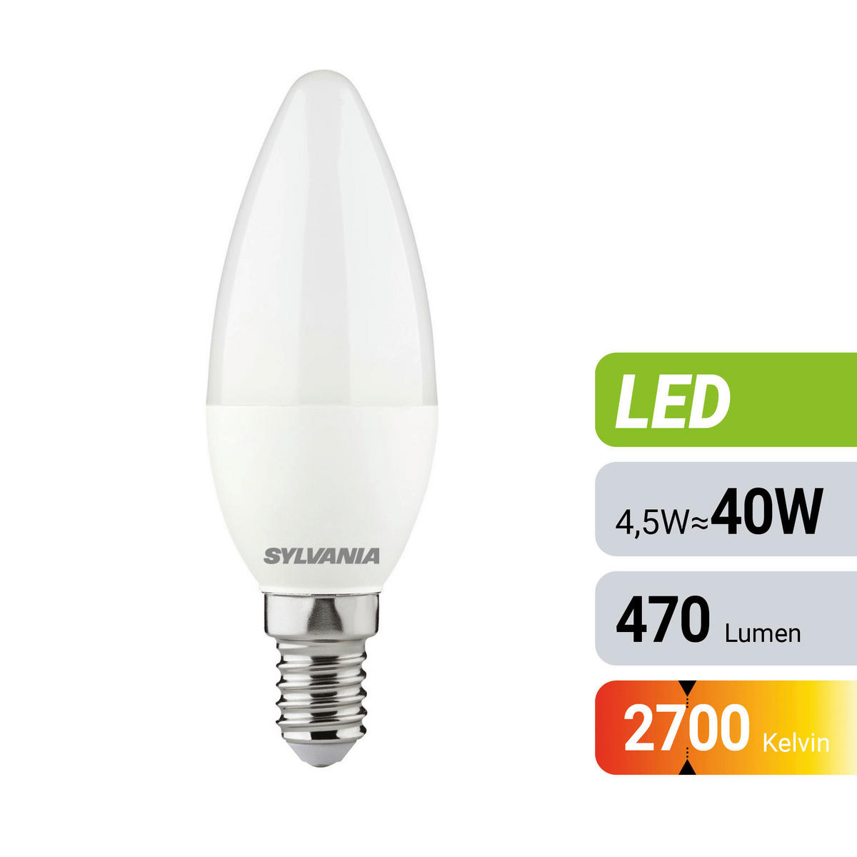 Bec Led   E14  - Basics (3.5/10.4cm)
