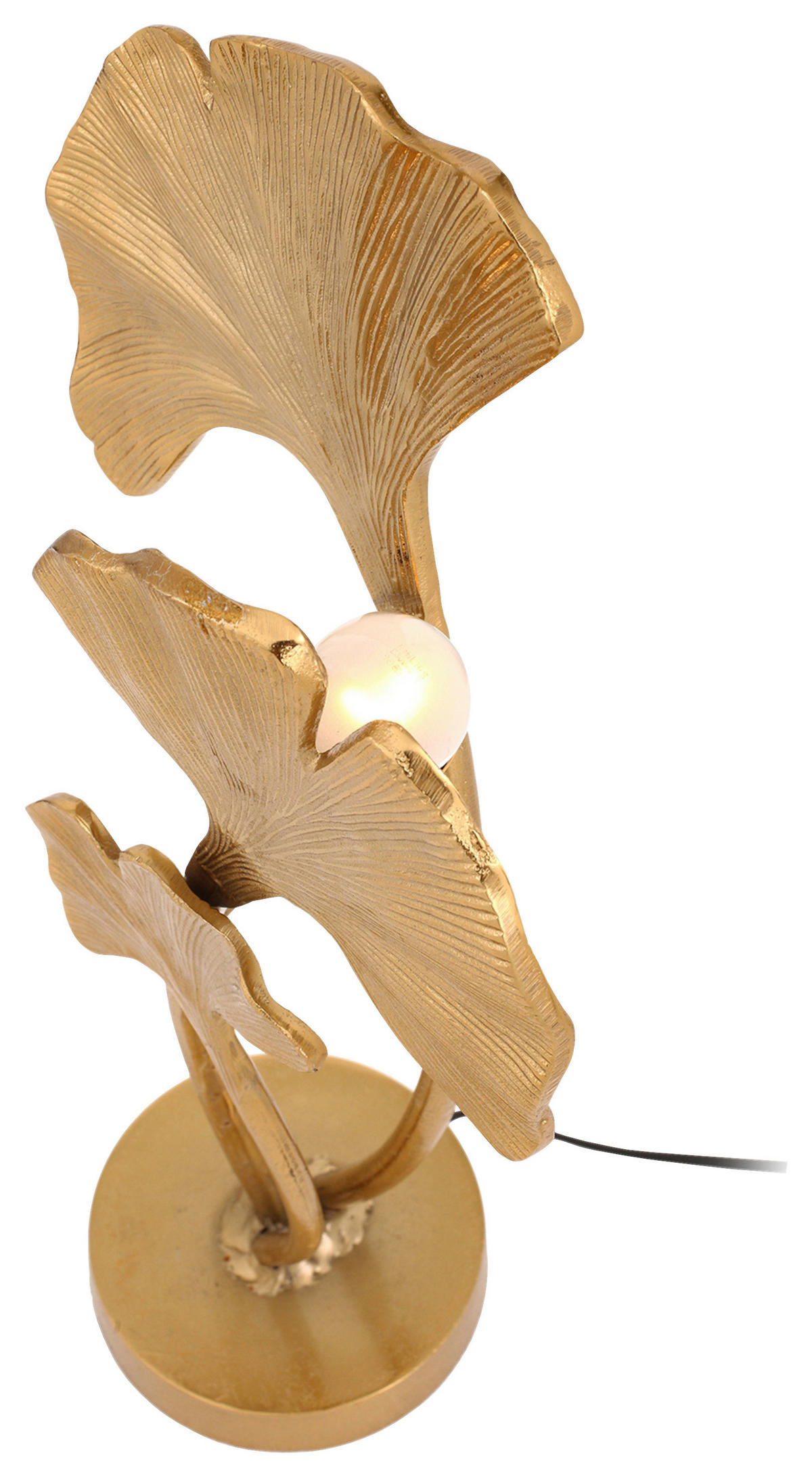 TISCHLEUCHTE - Goldfarben, Basics, Metall (24/16/52cm) - Kayoom