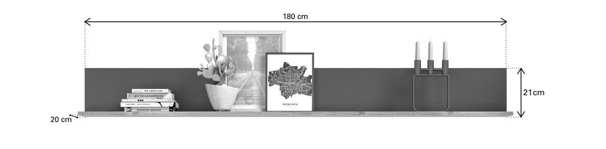 OBÝVACÍ STĚNA,  - kompozitní dřevo/plast (324/200/47cm) - MID.YOU