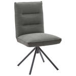 STUHL  in Flachgewebe Textil  - Schwarz/Grau, Design, Textil/Metall (49/93/59cm) - Dieter Knoll