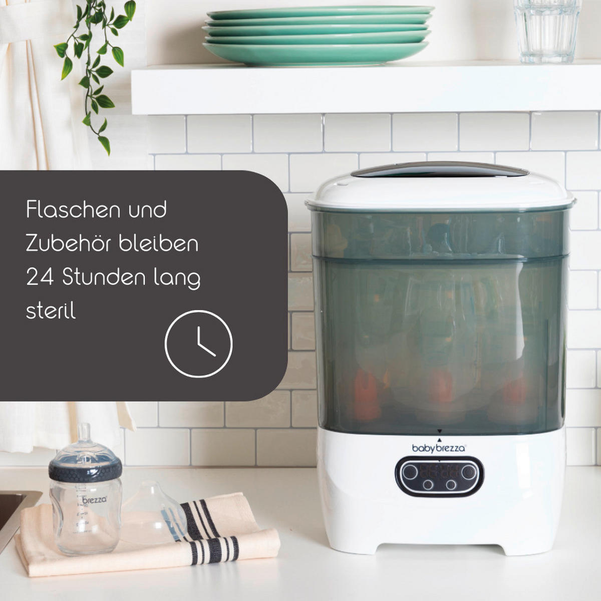 DAMPFSTERILISATOR Sterilizer Dryer Advanced  - Basics (30/36,5/22cm) - Baby Brezza